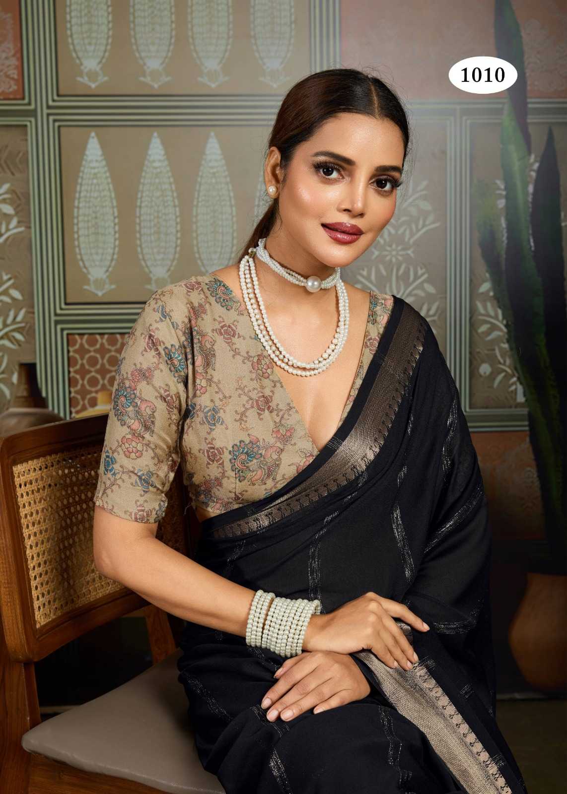 YNF Wholesale Tussar Silk Party Wear Sarees  | Surat Manufacturer