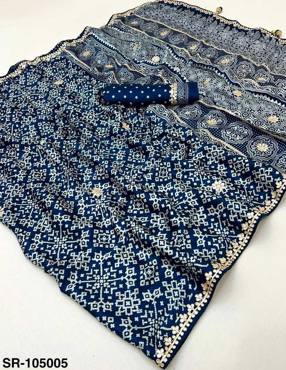 YNF Wholesale Patola Silk Block Print Sarees  | Surat Manufacturer