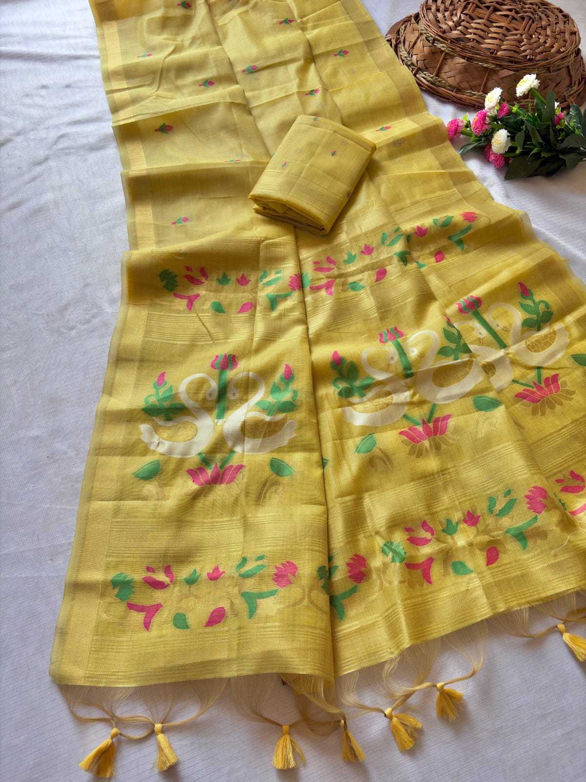 YNF Wholesale Cotton Designer Sarees  | Surat Manufacturer