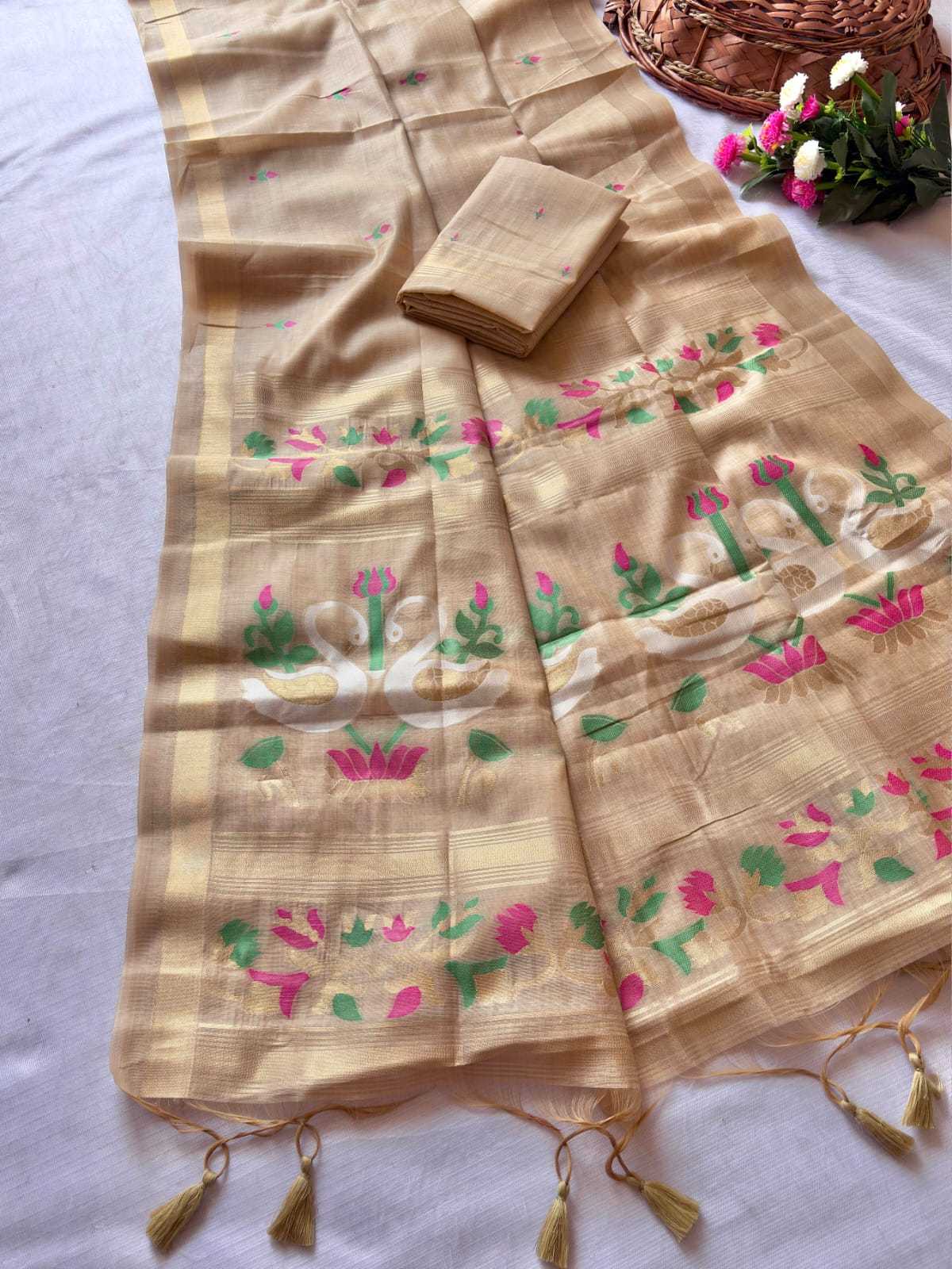 YNF Wholesale Cotton Designer Sarees  | Surat Manufacturer