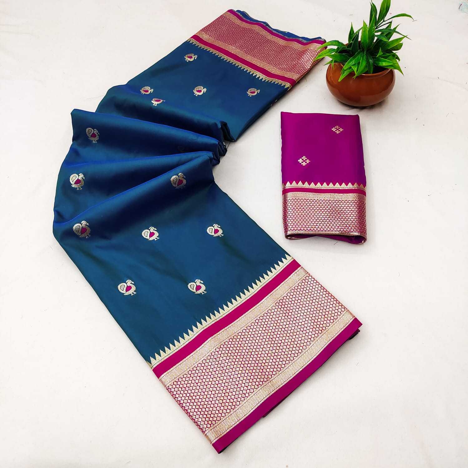 YNF Wholesale Paithani Silk Designer Sarees  | Surat Manufacturer