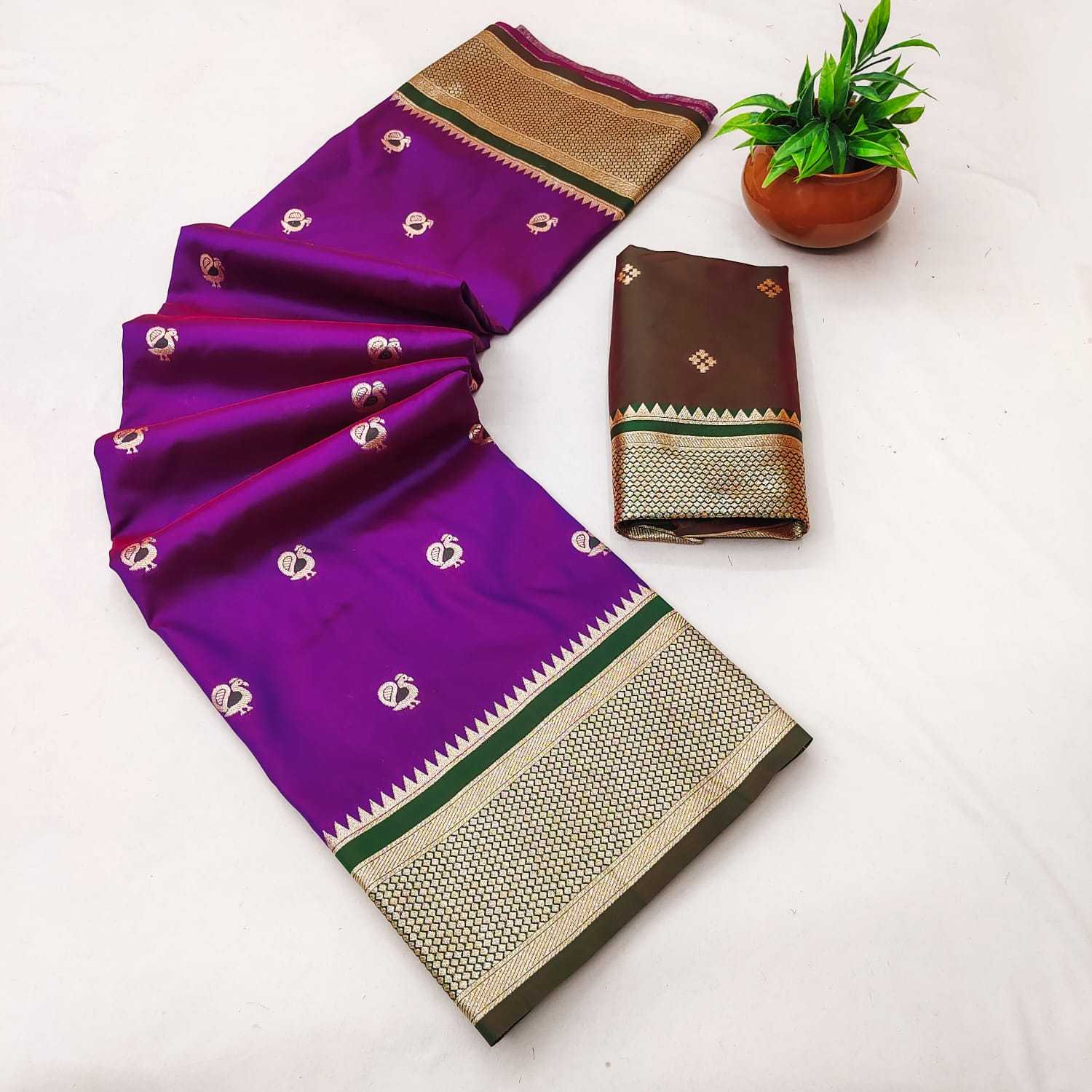 YNF Wholesale Paithani Silk Designer Sarees  | Surat Manufacturer