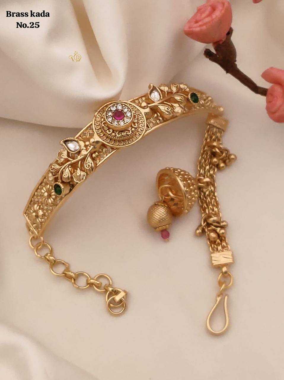 YNF Wholesale Brass Brass Gold Bracelets KESH164 | Surat Manufacturer
