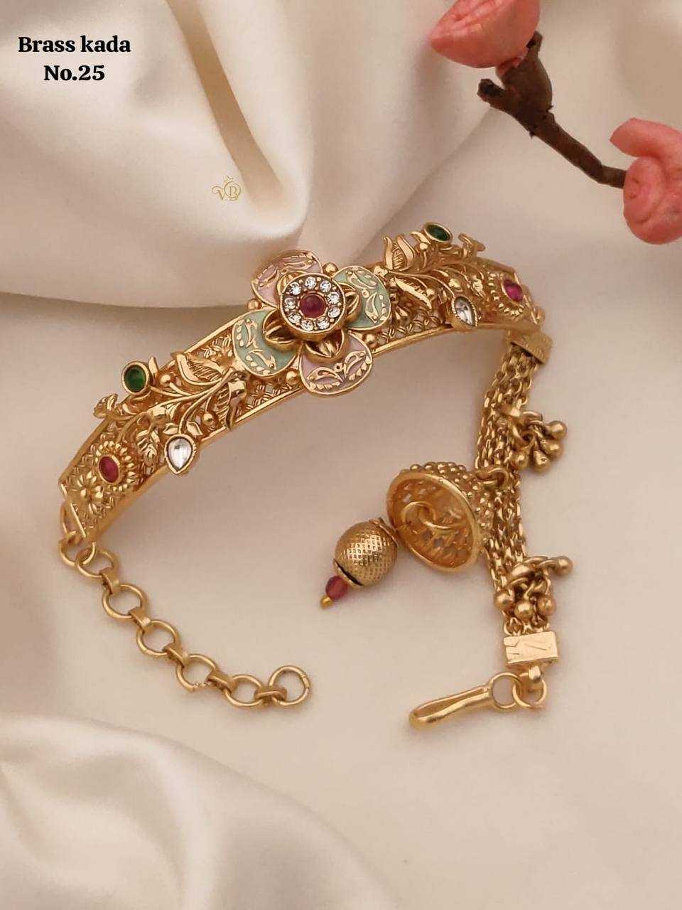 YNF Wholesale Brass Brass Gold Bracelets KESH164 | Surat Manufacturer