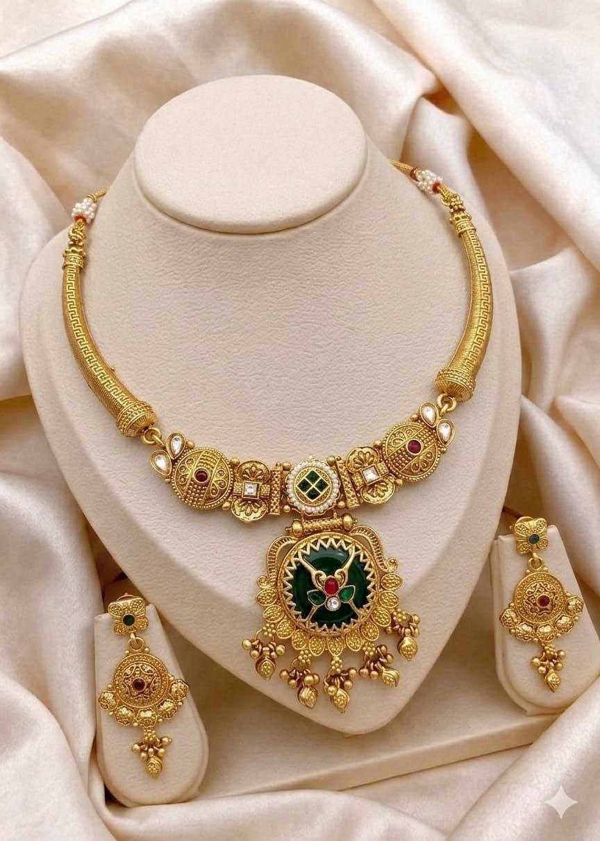 YNF Wholesale Brass Choker Necklaces KESH164 | Surat Manufacturer