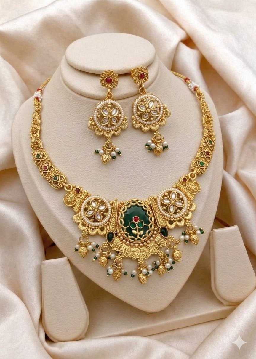 YNF Wholesale Brass Choker Necklaces KESH164 | Surat Manufacturer