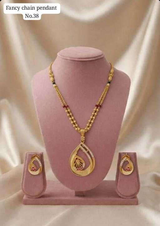 YNF Wholesale Brass Fancy Mala Necklaces KESH164 | Surat Manufacturer