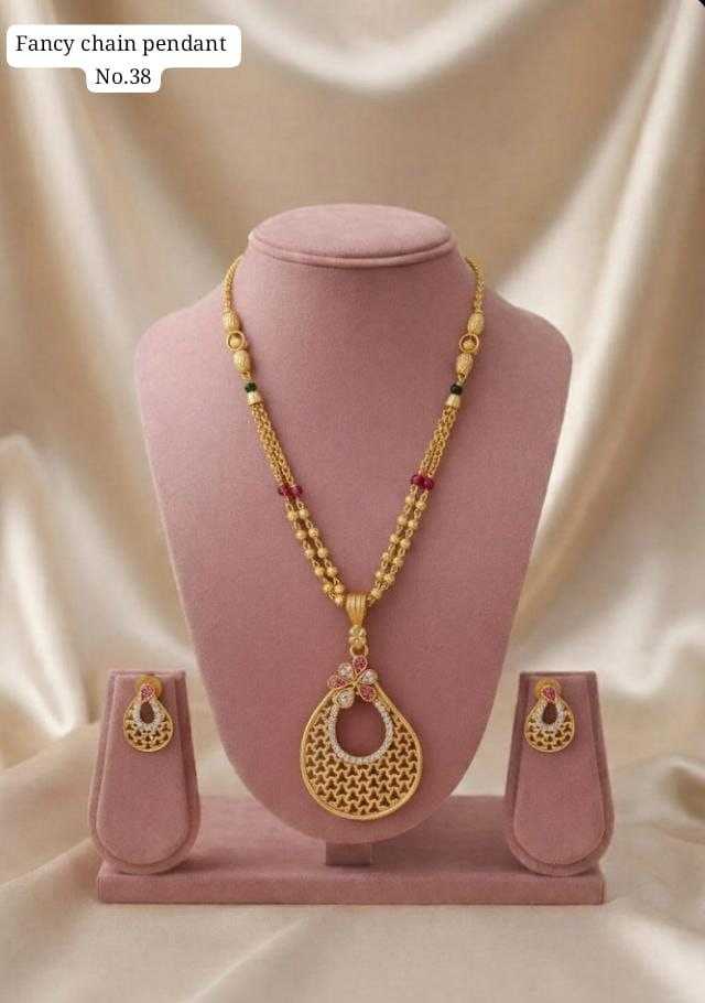 YNF Wholesale Brass Fancy Mala Necklaces KESH164 | Surat Manufacturer