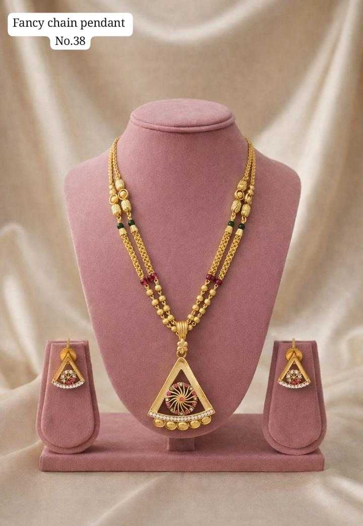 YNF Wholesale Brass Fancy Mala Necklaces KESH164 | Surat Manufacturer