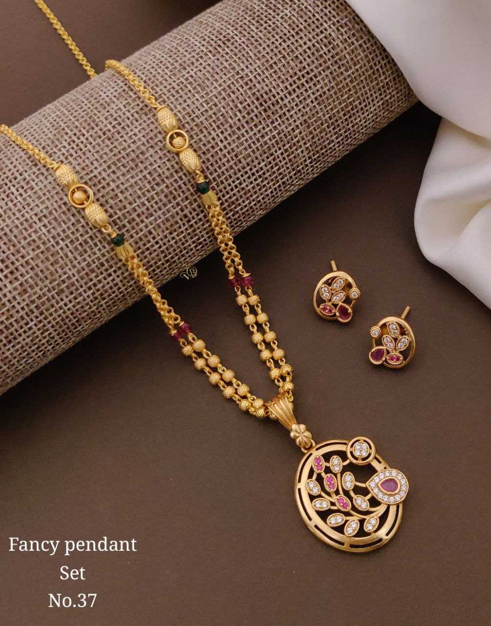 YNF Wholesale Brass Fancy Mala Necklaces KESH164 | Surat Manufacturer