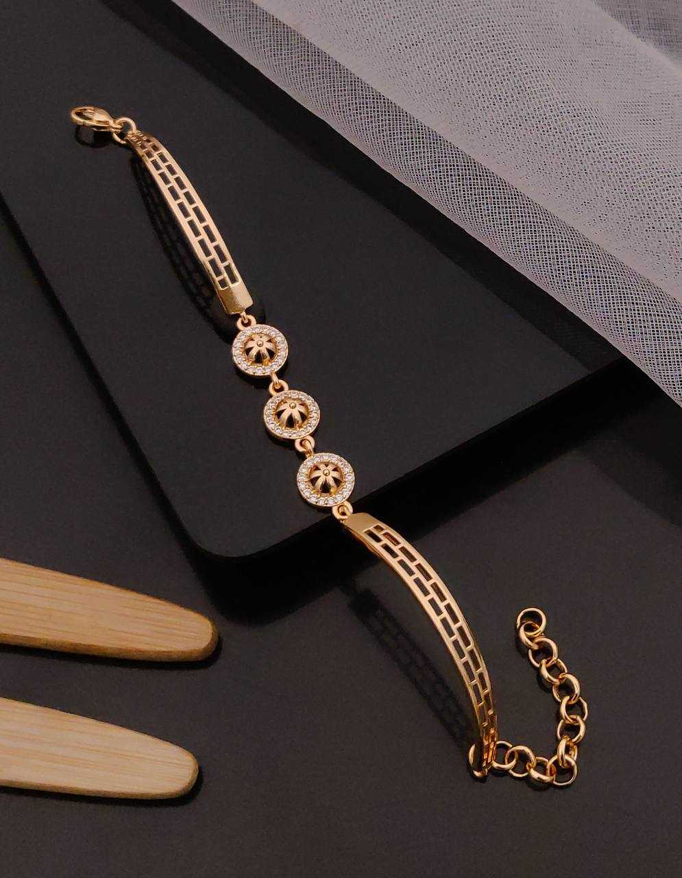 YNF Wholesale Brass Golden Bracelet KESH164 | Surat Manufacturer