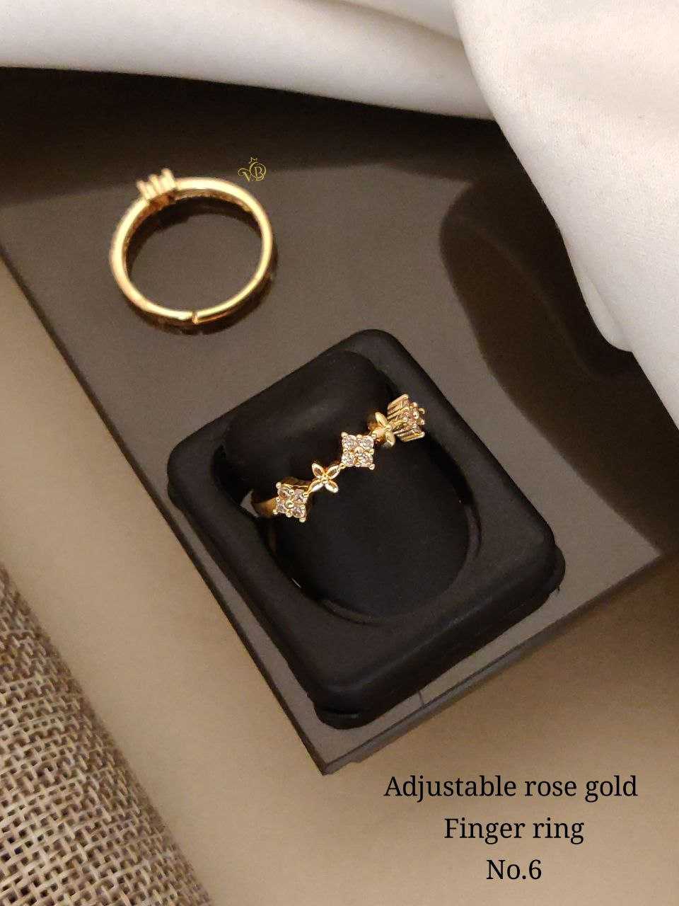 YNF Wholesale Brass Oxidized Rings KESH164 | Surat Manufacturer