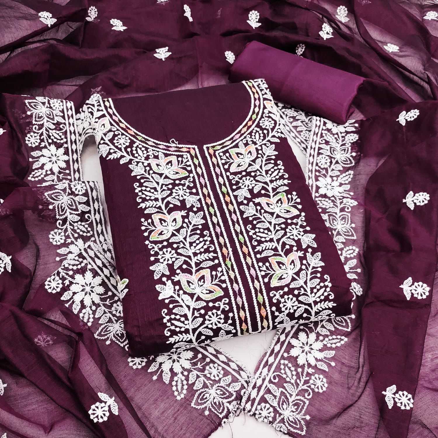 YNF Wholesale Chanderi Soft Embroidery Suits KESH153 Jivika | Surat Manufacturer