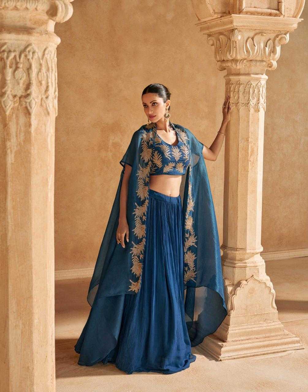 YNF Wholesale Chinon Silk Silk Lehenga KESH530 SAYURI KALKI | Surat Manufacturer