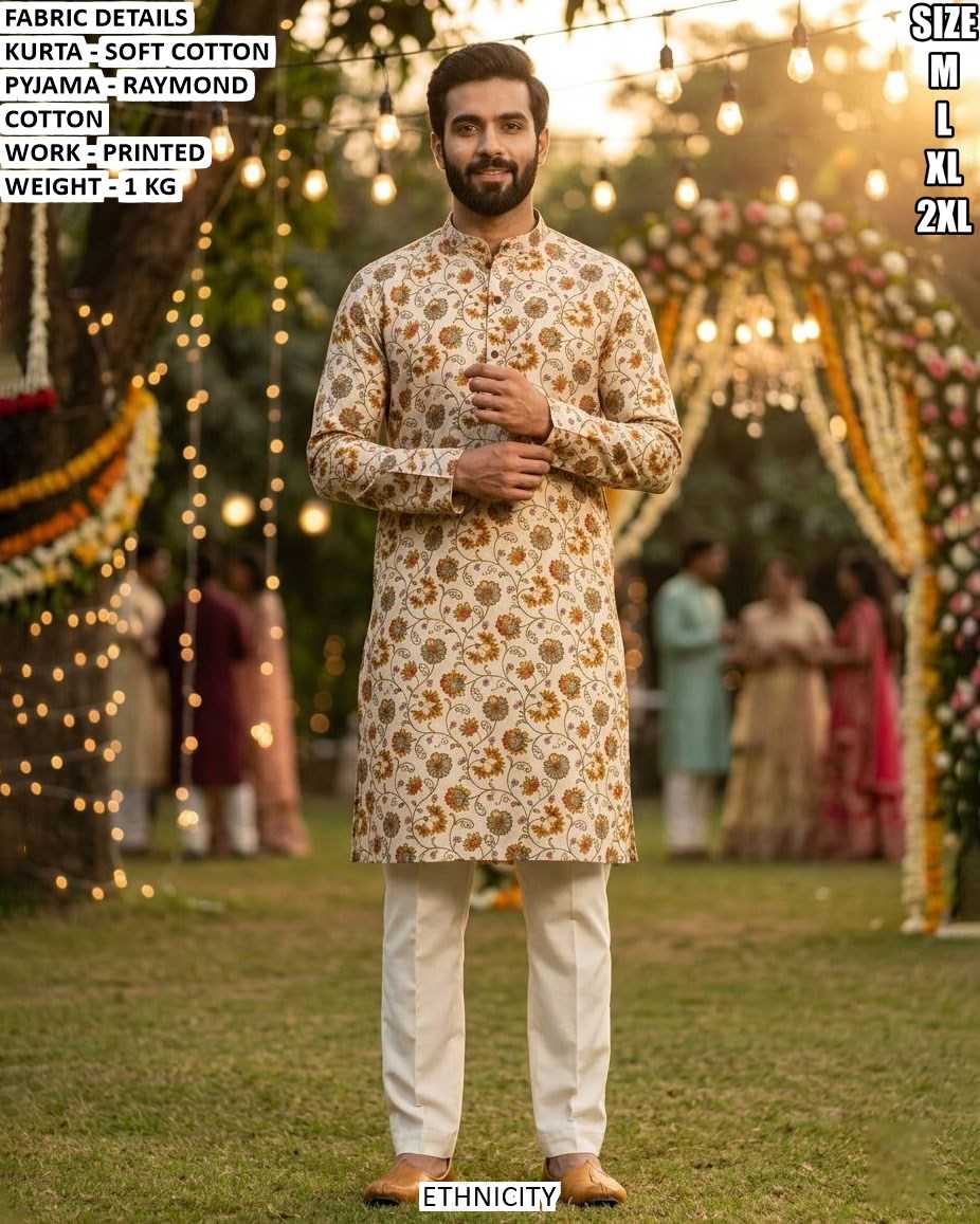 YNF Wholesale Cotton Mens Kurta Pyjama KESH481 120 | Surat Manufacturer