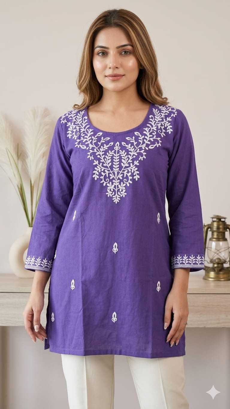 YNF Wholesale Cotton Casual Kurtis KESH585 12 | Surat Manufacturer