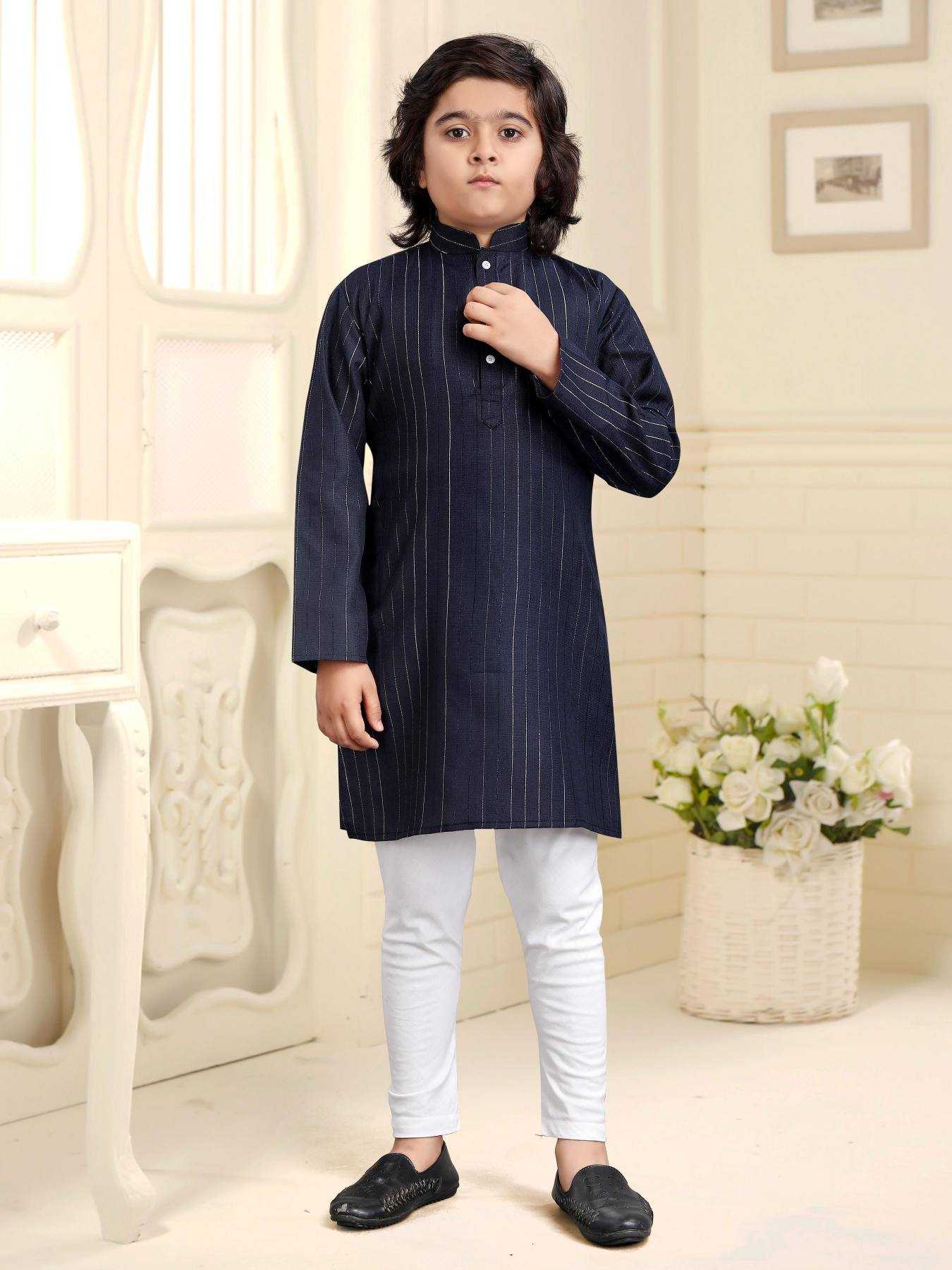 YNF Wholesale Cotton Boys Kurta Pyjama KESH620 Hooriyah | Surat Manufacturer