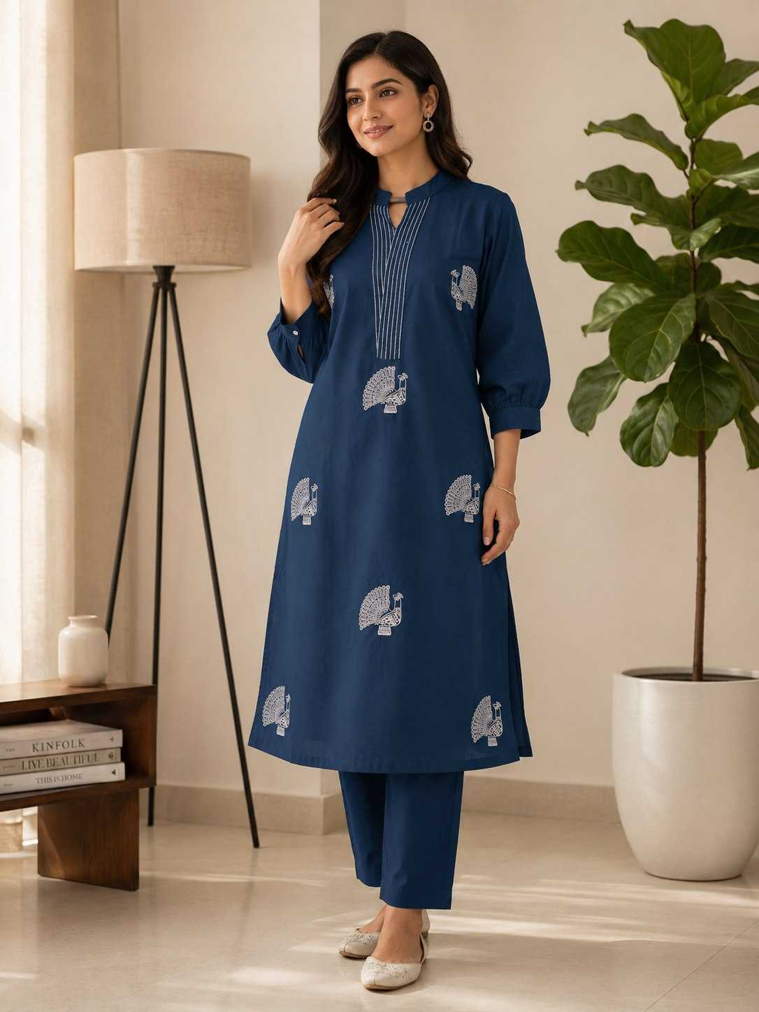 YNF Wholesale Cotton Embroidery Suits KESH632 44 | Surat Manufacturer