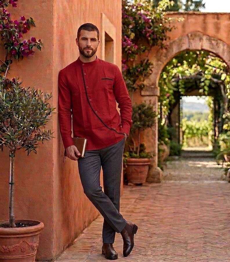 YNF Wholesale Cotton Mens Kurtas KESH650 CROSS | Surat Manufacturer