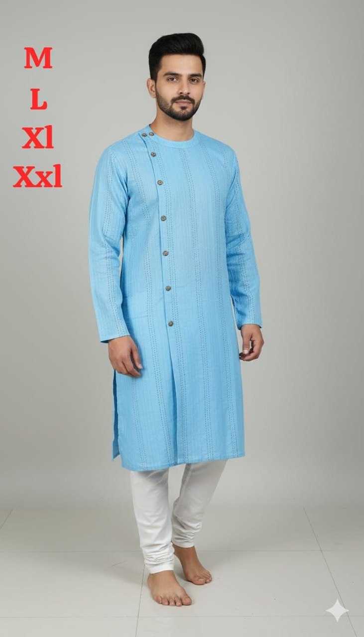 YNF Wholesale Cotton Mens Kurta Pyjama KESH650 Heavy | Surat Manufacturer