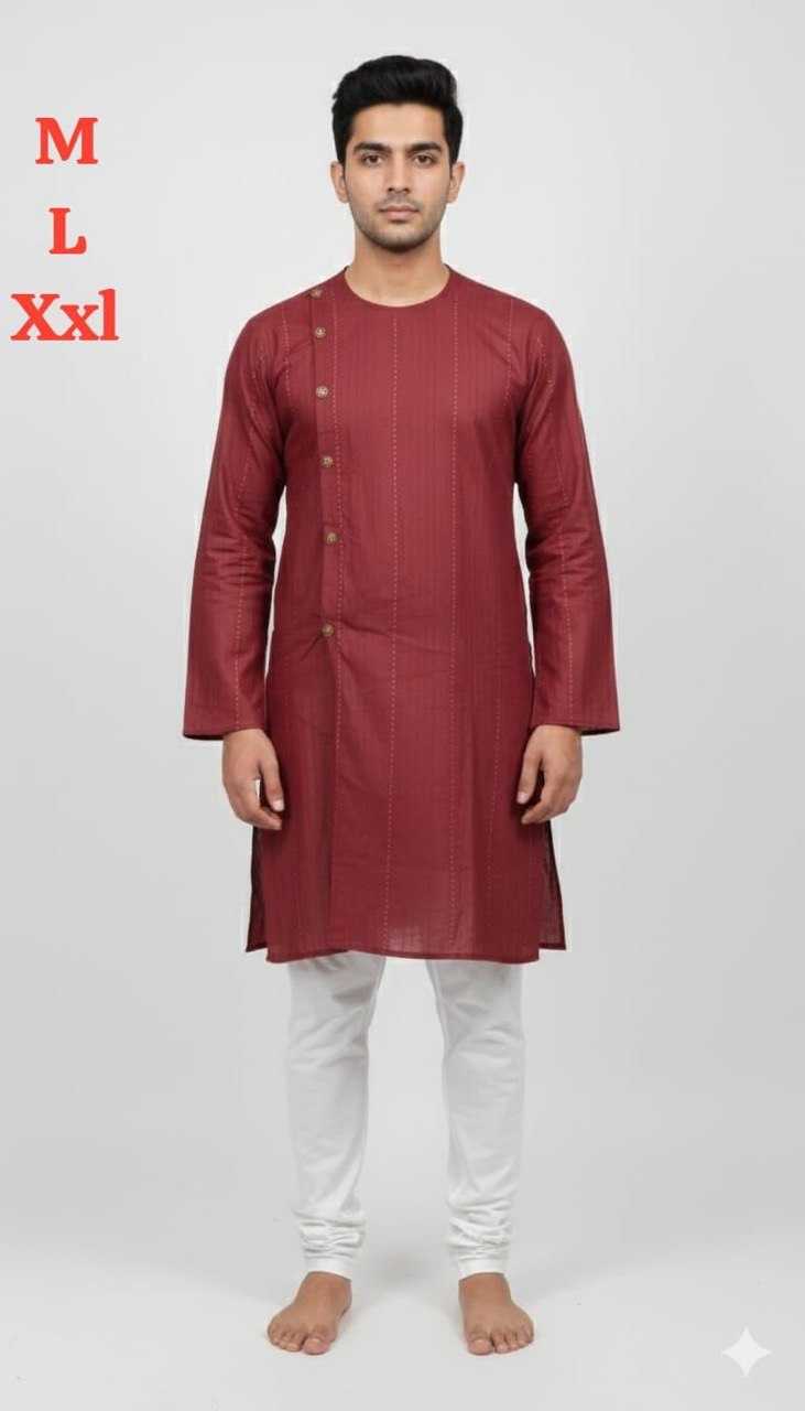 YNF Wholesale Cotton Mens Kurta Pyjama KESH650 Heavy | Surat Manufacturer