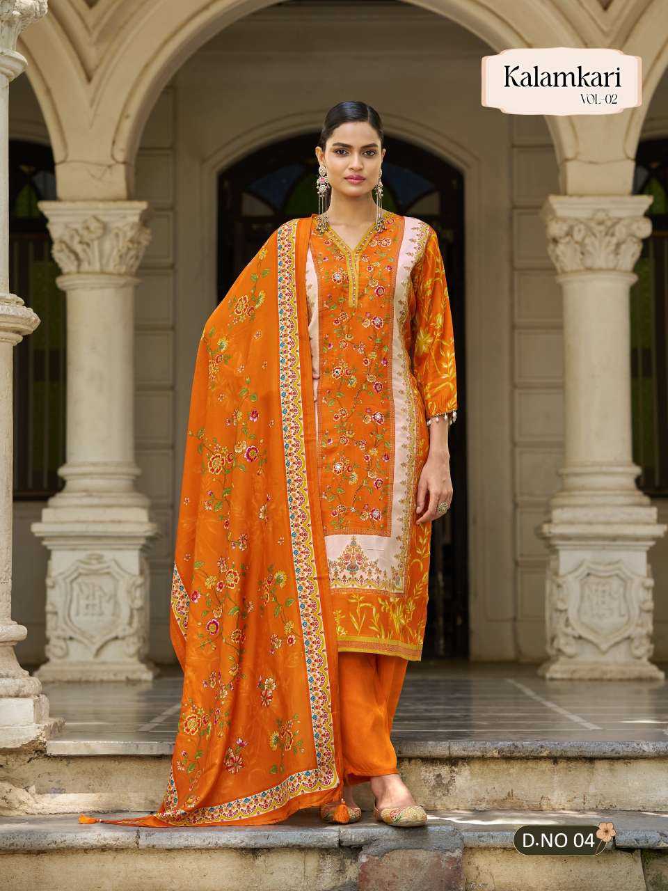 YNF Wholesale Crepe Silk Printed Suits KESH448 Kalamkari Vol-02 | Surat Manufacturer
