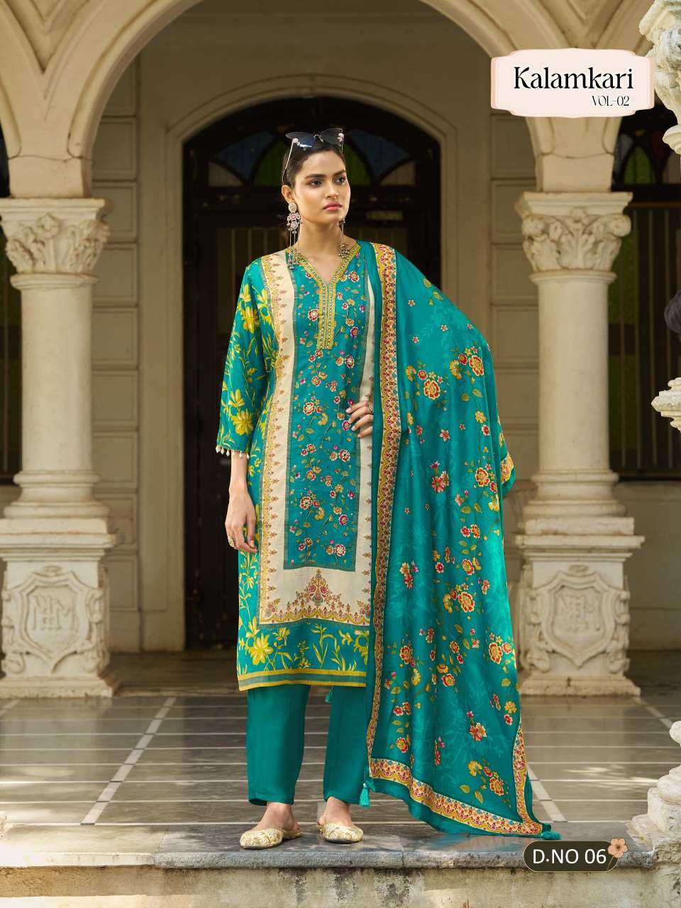 YNF Wholesale Crepe Silk Printed Suits KESH448 Kalamkari Vol-02 | Surat Manufacturer
