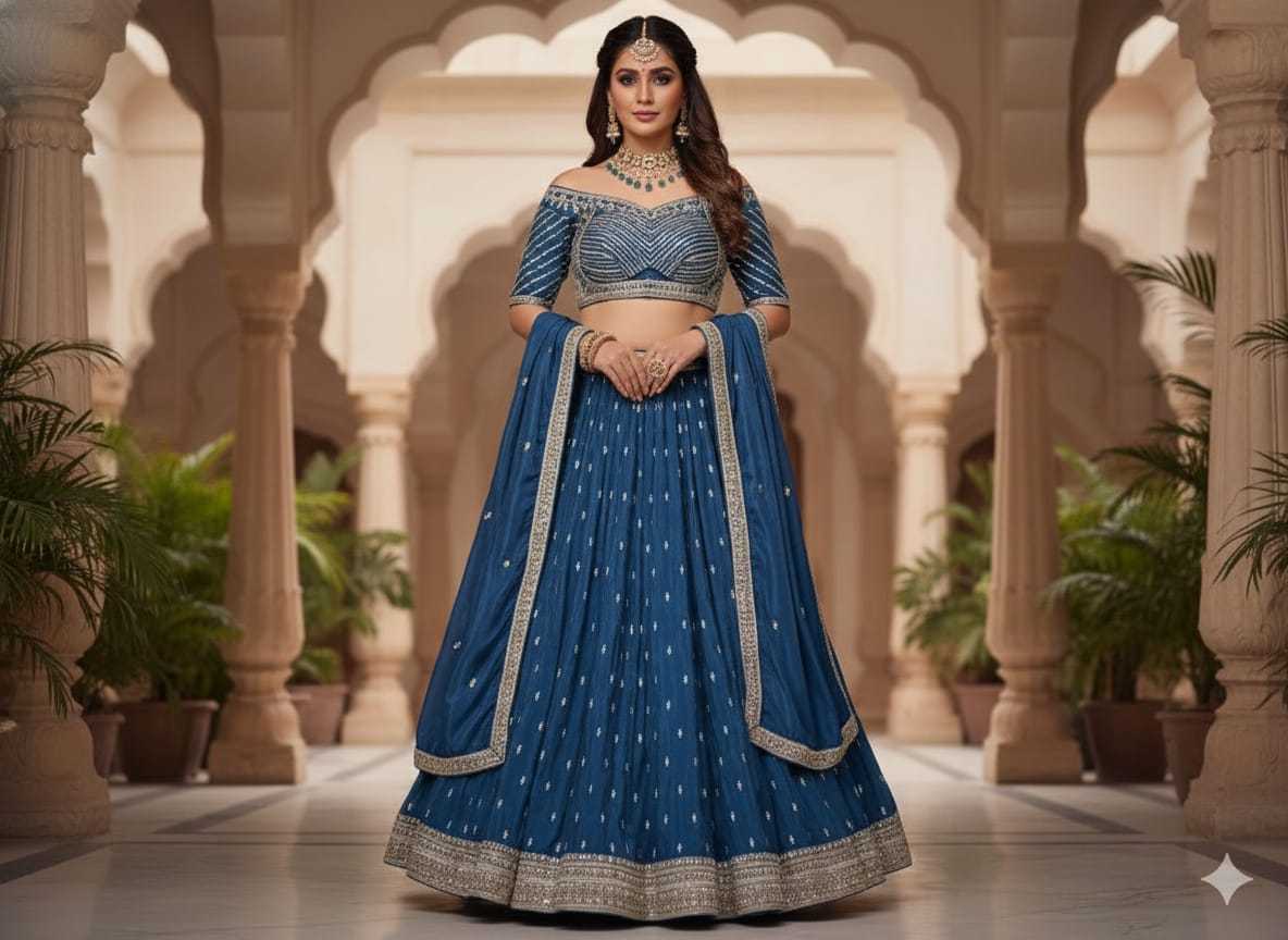YNF Wholesale Crepe Silk Silk Lehenga KESH711 Zareen | Surat Manufacturer