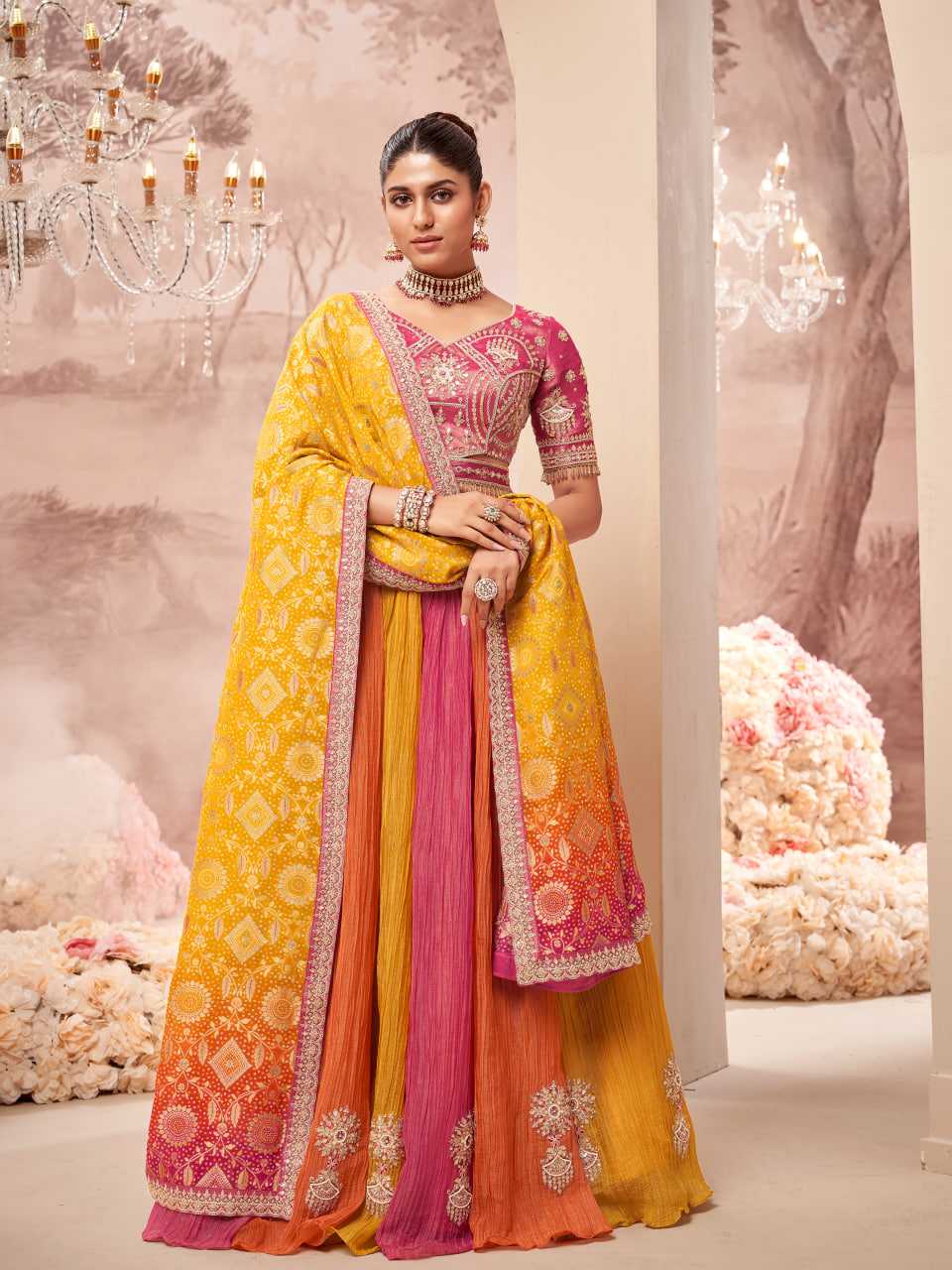 YNF Wholesale Crush Silk Designer Lehenga Choli KESH113 SL 4302 | Surat Manufacturer