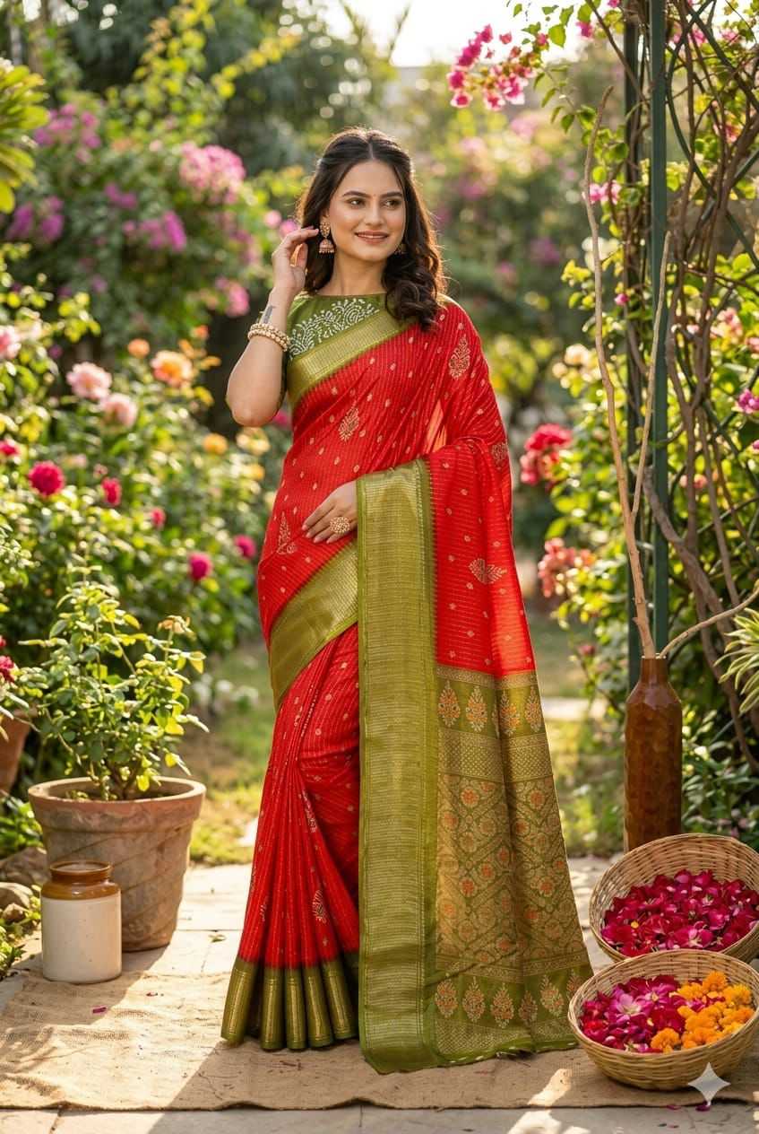 YNF Wholesale Dola Silk Printed Sarees KESH577 CM-DOLA MINA BUTI | Surat Manufacturer