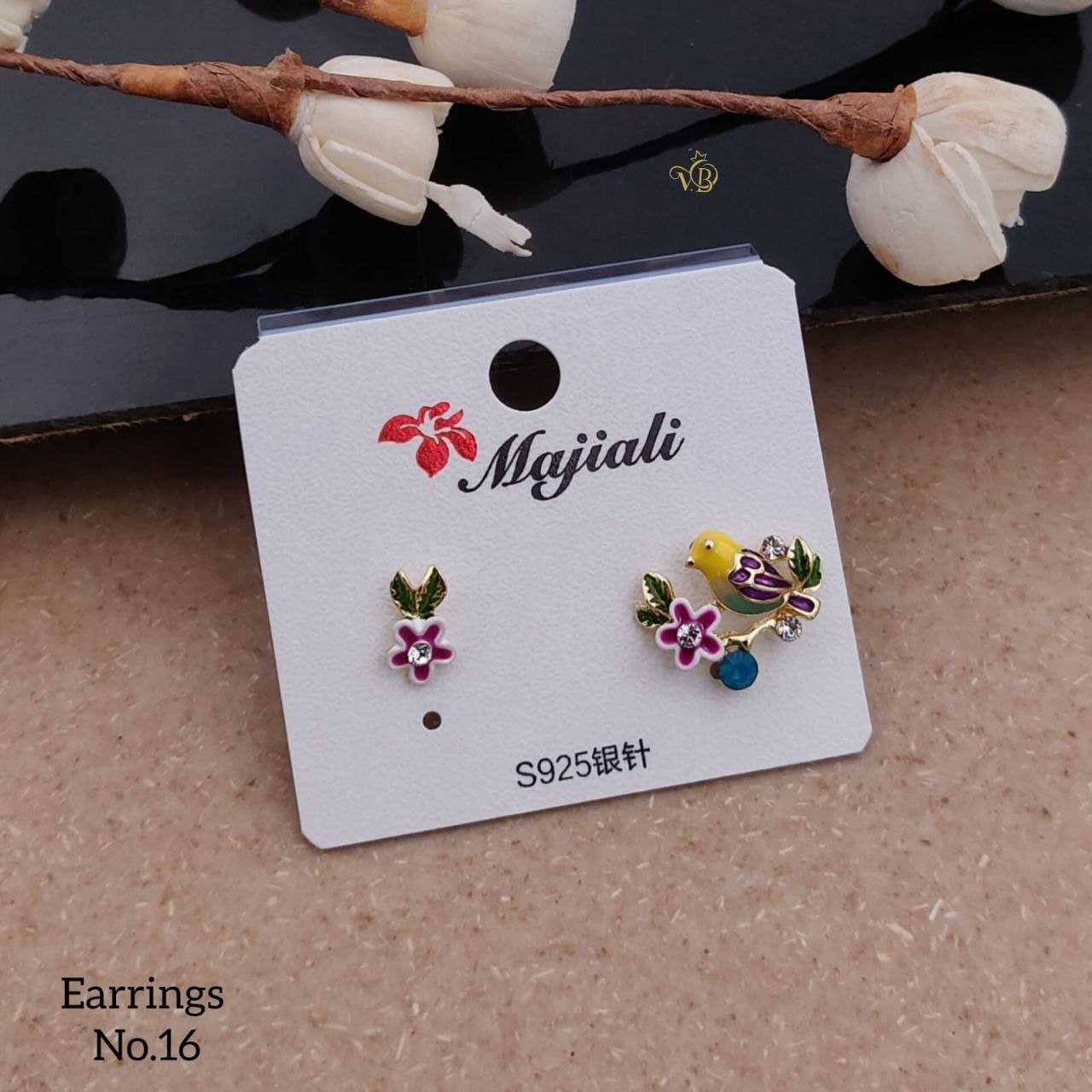 YNF Wholesale Fancy Stud Earrings KESH164 | Surat Manufacturer