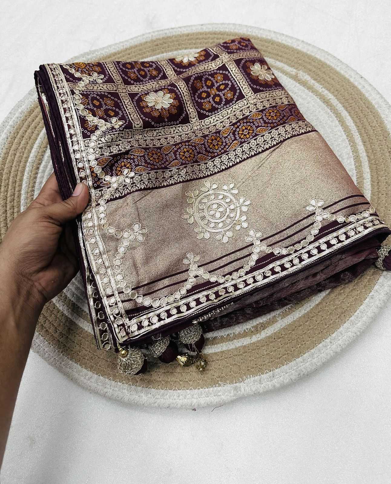 YNF Wholesale Fancy Pattu Sarees KESH649 viscose Ghatchola | Surat Manufacturer
