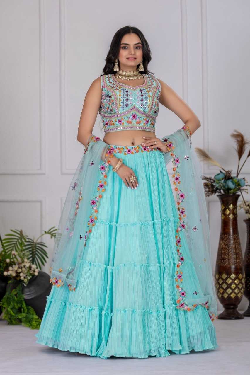 YNF Wholesale Faux Georgette Fancy Lehenga KESH173 MR 1115 | Surat Manufacturer