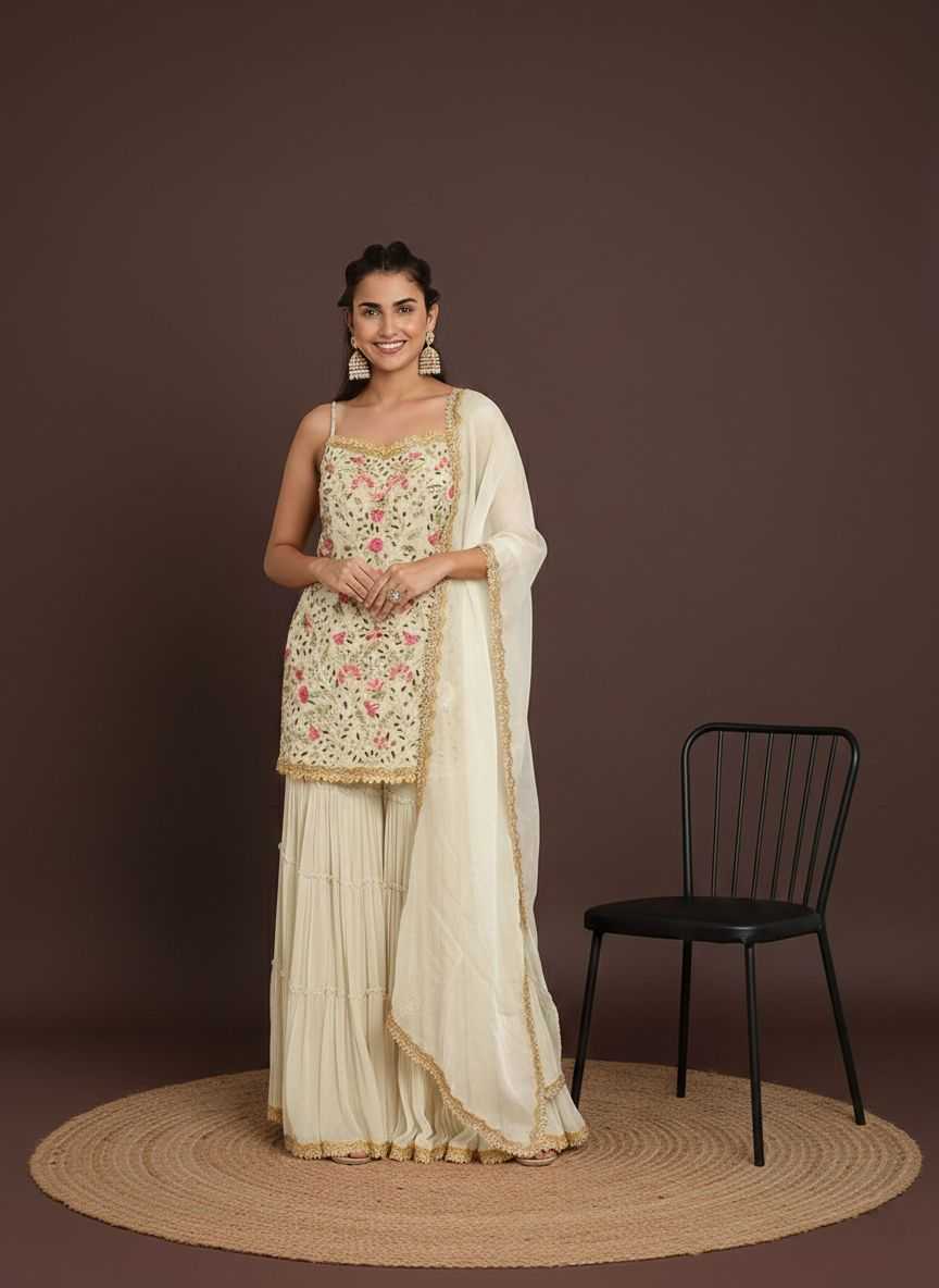 YNF Wholesale Faux Georgette Palazzo Suit KESH745 TF-1002 | Surat Manufacturer