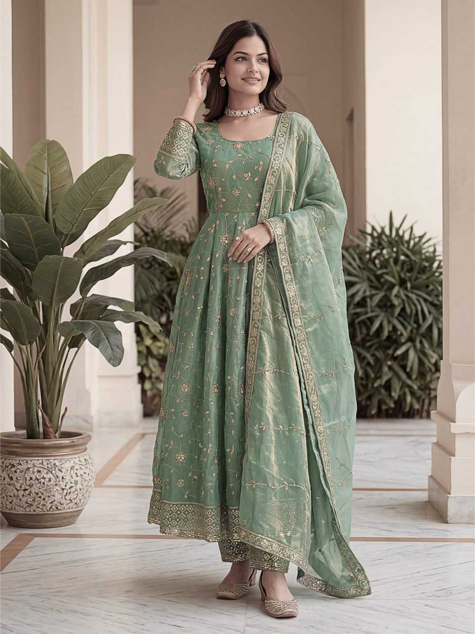 YNF Wholesale FENDY Anarkali Gown KESH533 5170 | Surat Manufacturer