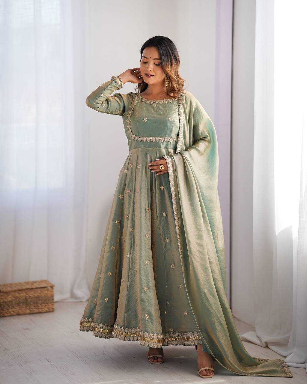 YNF Wholesale FENDY Party Wear Gowns RIN133 06 | Surat Manufacturer