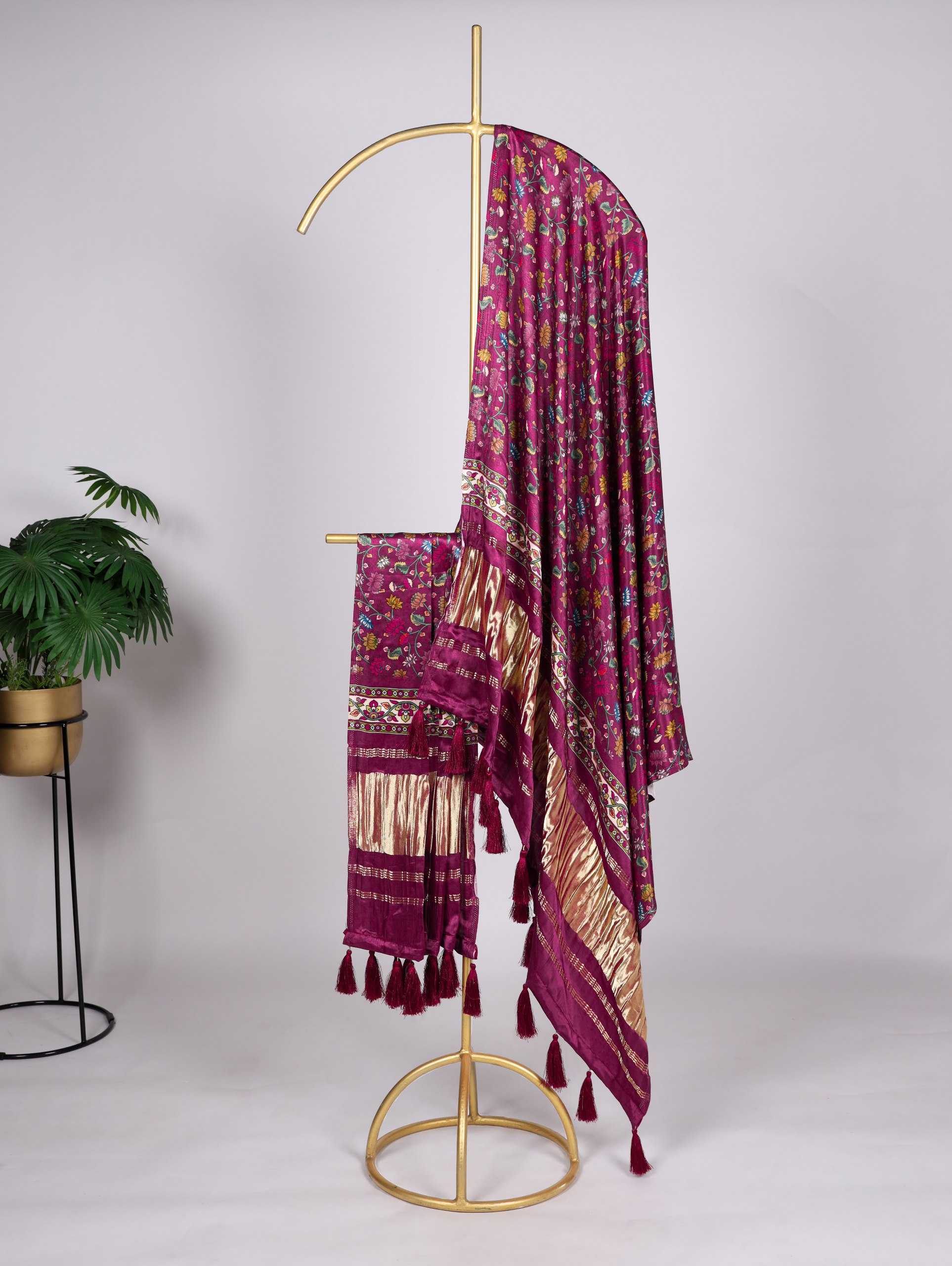 YNF Wholesale Gajji Silk Gajji Modal Dupattas KESH134 4001 | Surat Manufacturer