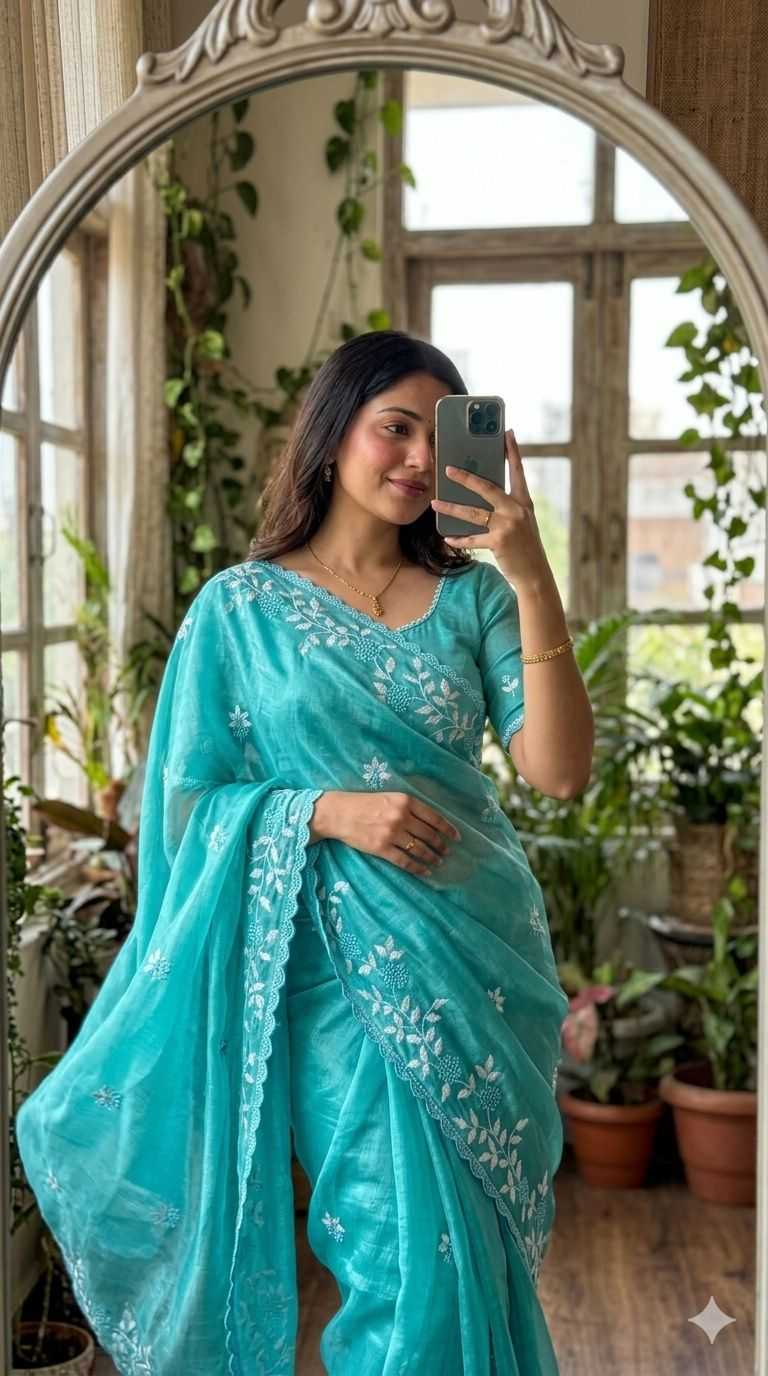 YNF Wholesale Georgette Designer Sarees KESH716 Shimmer Georgette | Surat Manufacturer