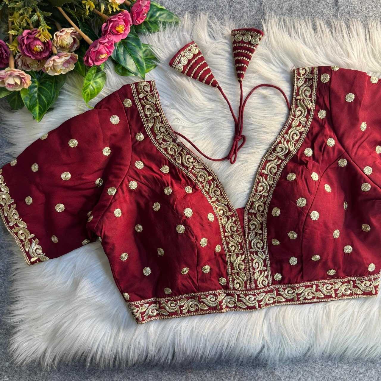 YNF Wholesale Heavy Roman Silk Blouse KESH111 226 | Surat Manufacturer