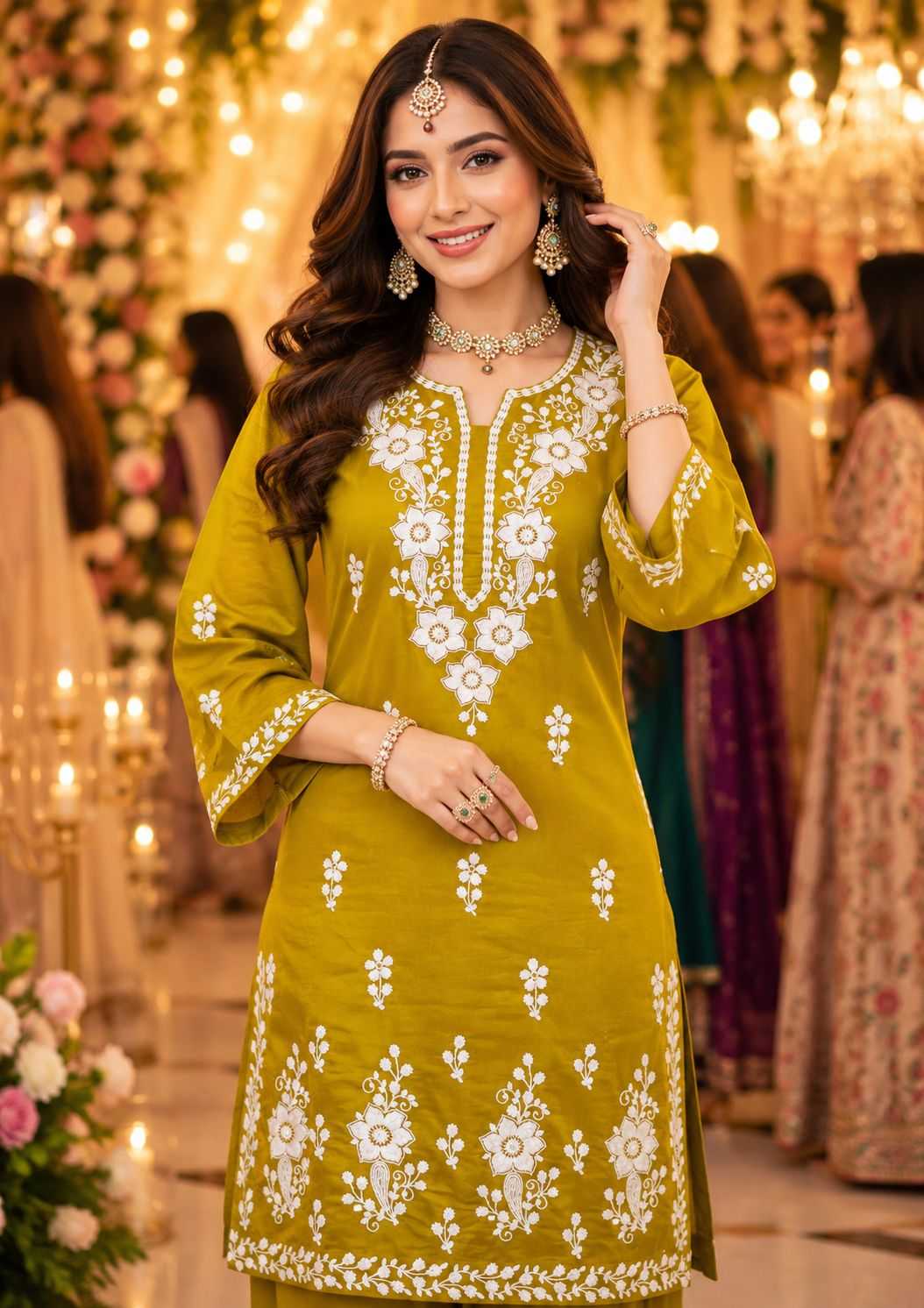 YNF Wholesale Heavy Roman Silk Casual Kurtis KESH481 NAZIA | Surat Manufacturer