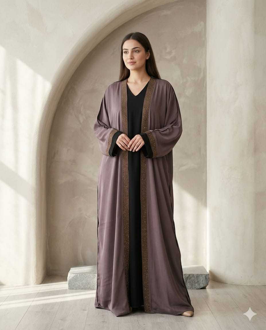 YNF Wholesale Imported Abaya KESH130 123 | Surat Manufacturer