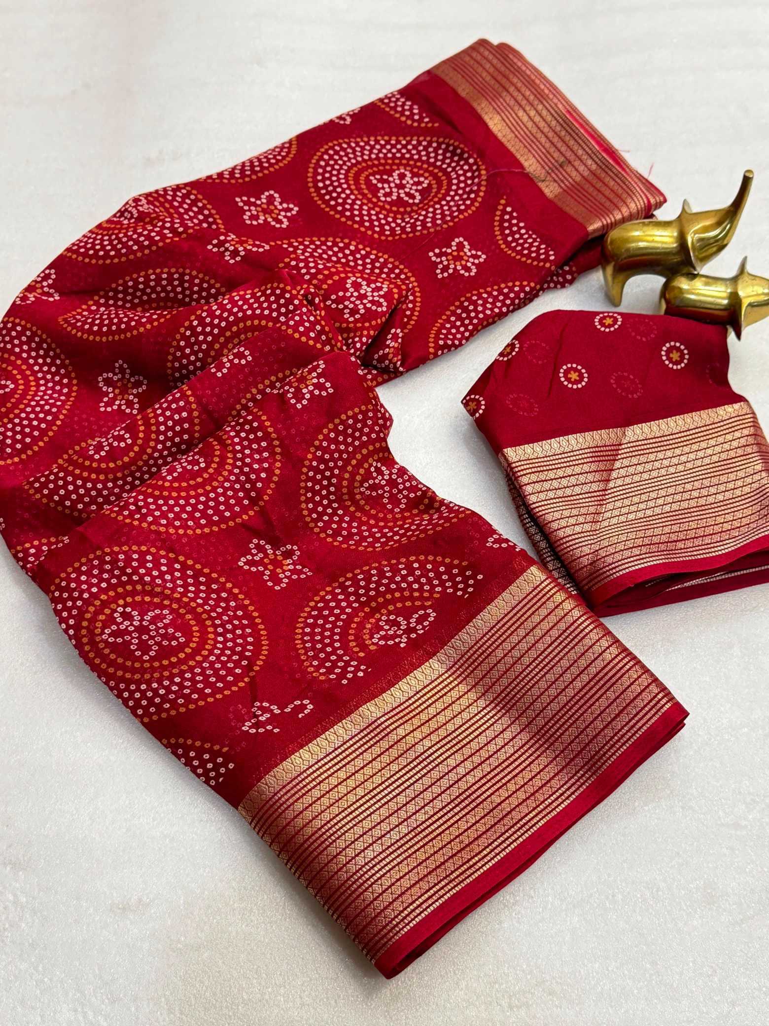YNF Wholesale Jacquard Printed Sarees KESH187 Saesha | Surat Manufacturer