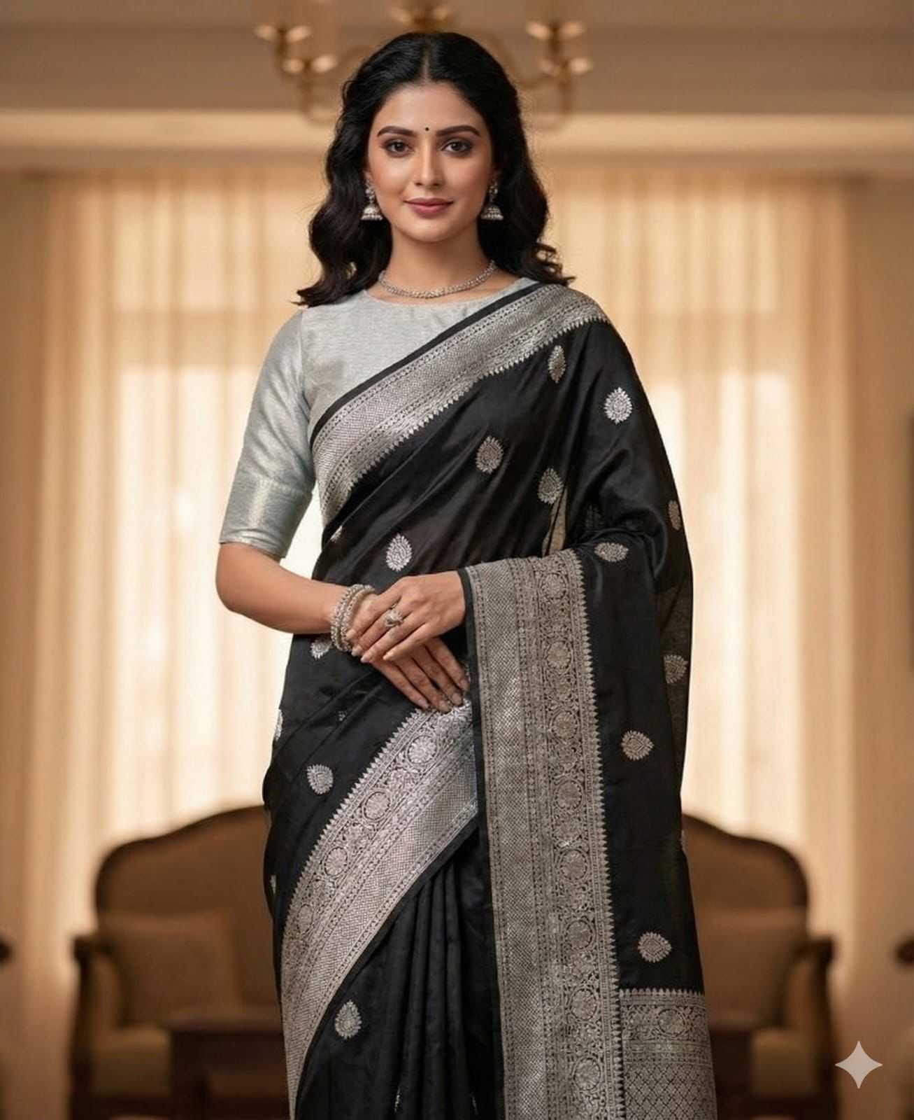 YNF Wholesale Jacquard Party Wear Sarees KESH577 32 | Surat Manufacturer