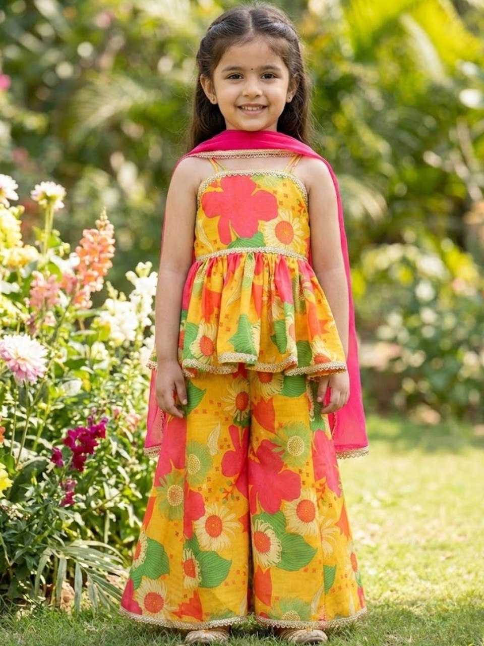 YNF Wholesale Jacquard Kids Designer Frock KESH650 new | Surat Manufacturer