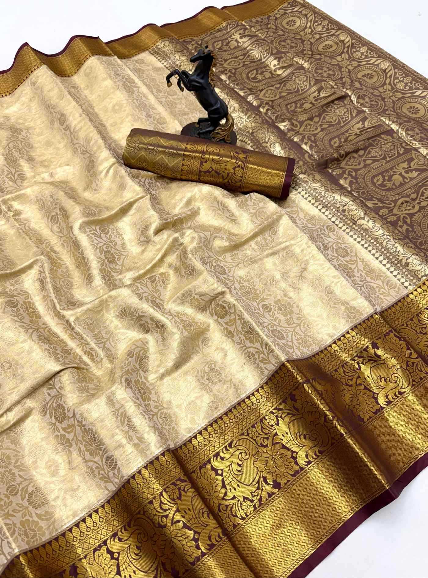YNF Wholesale Kanjivaram Silk Designer Silk Sarees RIN211 Gaurika | Surat Manufacturer