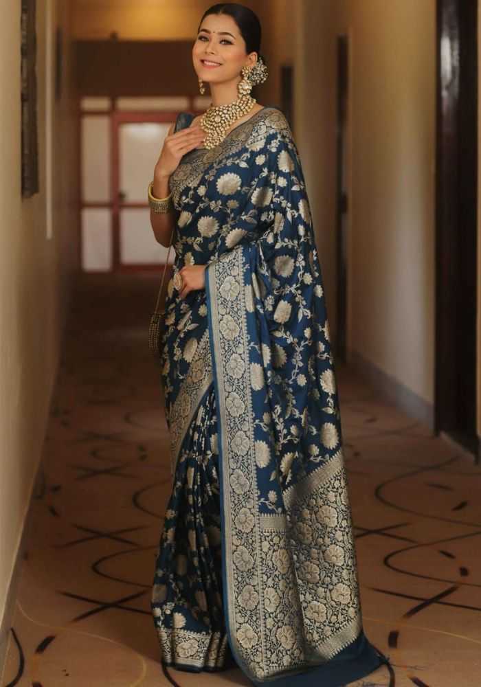 YNF Wholesale Lichi Silk Banarasi Silk Sarees KESH171 D.N. 1642 | Surat Manufacturer