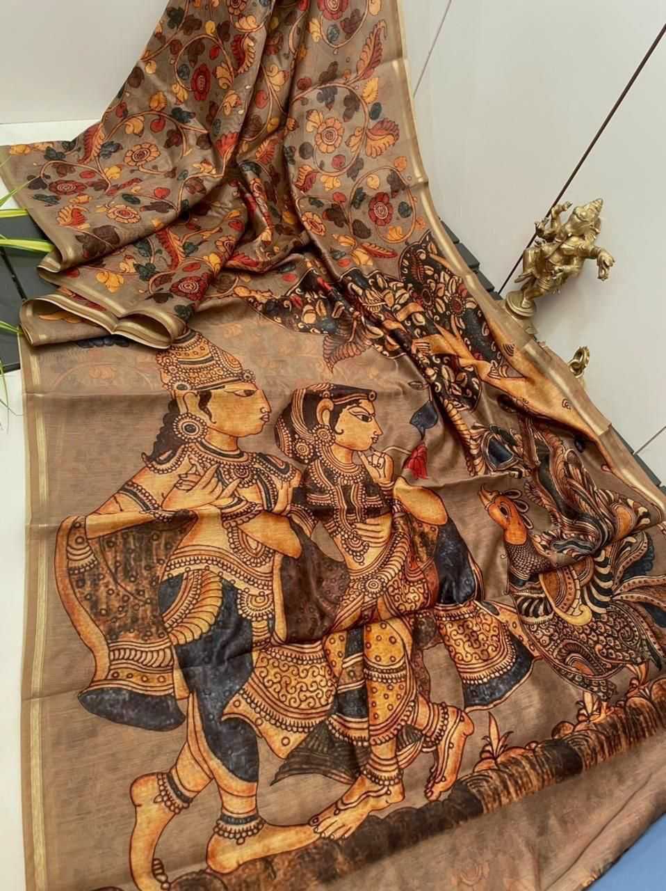 YNF Wholesale Linen Heavy Silk Sarees KESH484 233 | Surat Manufacturer