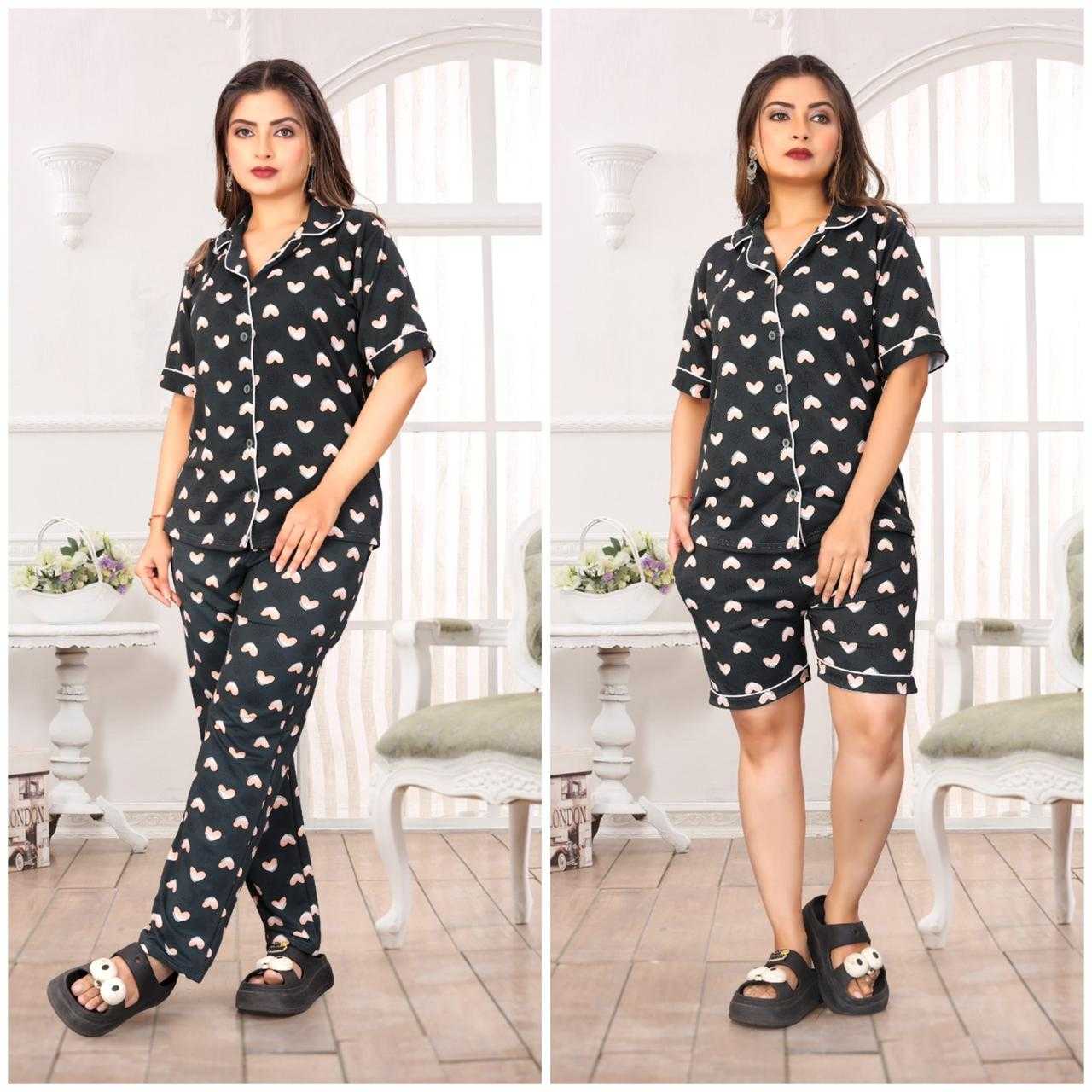 YNF Wholesale Lycra Night Wear KESH102 16 | Surat Manufacturer