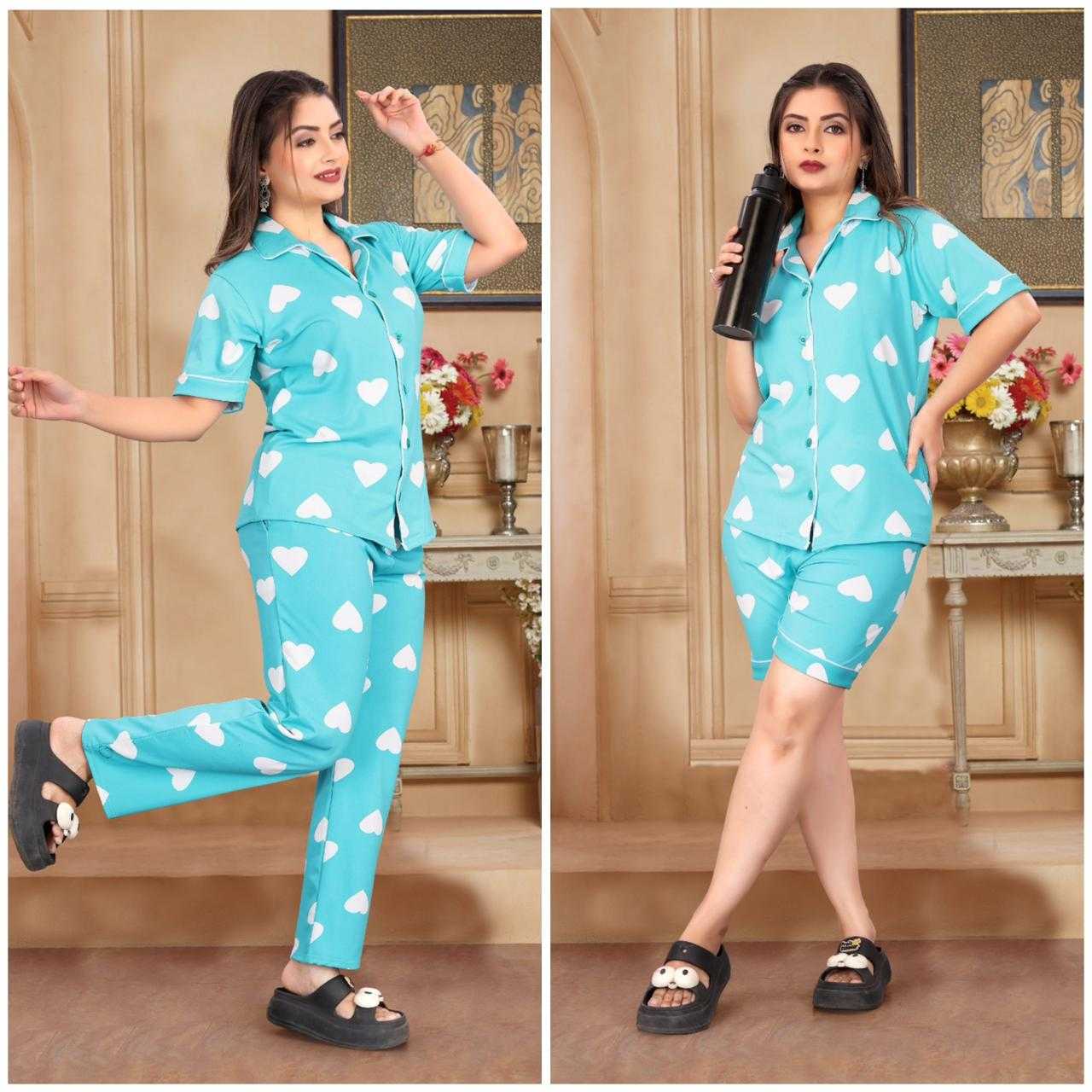 YNF Wholesale Lycra Night Wear KESH102 16 | Surat Manufacturer