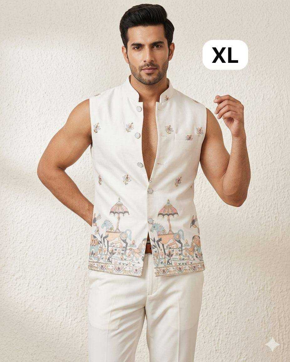 YNF Wholesale Malai Silk Mens Ethnic Jackets KESH650 Venmer | Surat Manufacturer